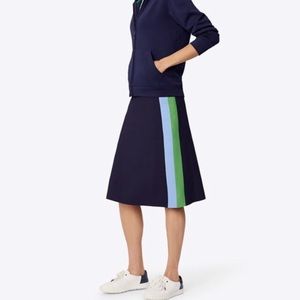 Tory sport tech knit a-line skirt
